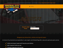 Tablet Screenshot of centralcityauto.co.nz